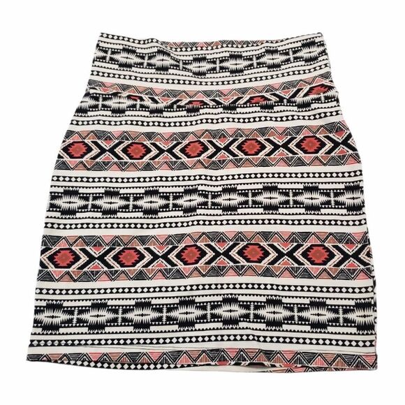 Charlotte Russe Skirt Size Medium Southwest Print Southwestern Print Used - Picture 1 of 4